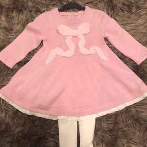 Catherine Malandrino Sweater Dress with leggings!